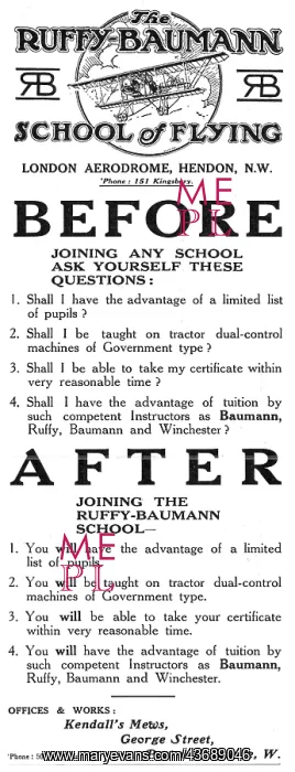: Ruffy-Baumann School Of Flying Hendon : Ruffy-Baumann School Of Flying Hendon