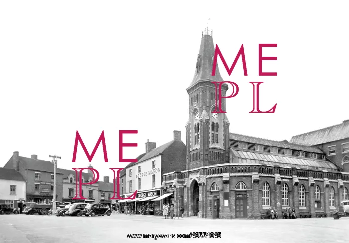  : Rugeley, Market Square c1955