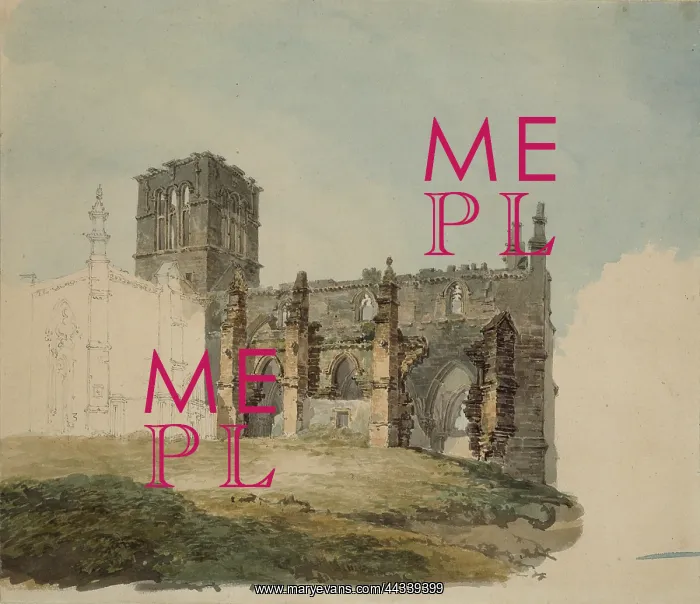 : The Ruined Abbey at Haddington : The Ruined Abbey at Haddington