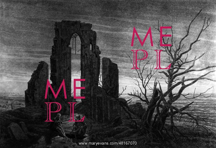 : Ruined building by Caspar David Friedrich : Ruined building by Caspar David Friedrich