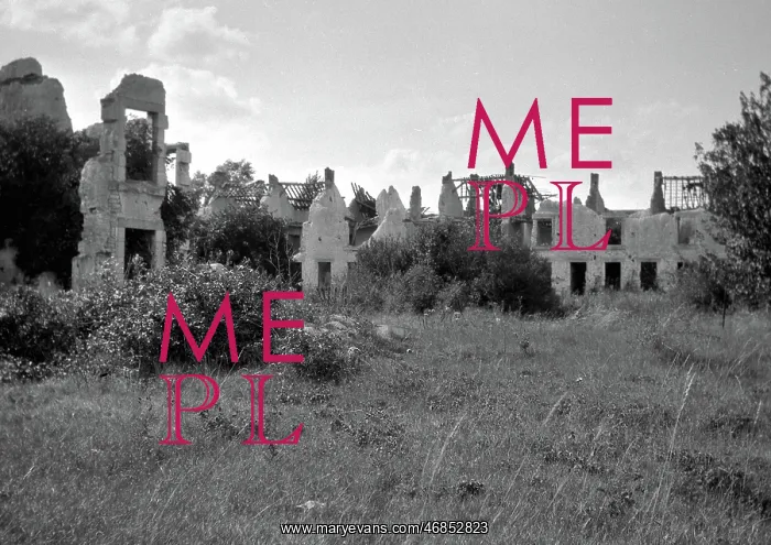 : Ruined buildings, WWI : Ruined buildings, WWI