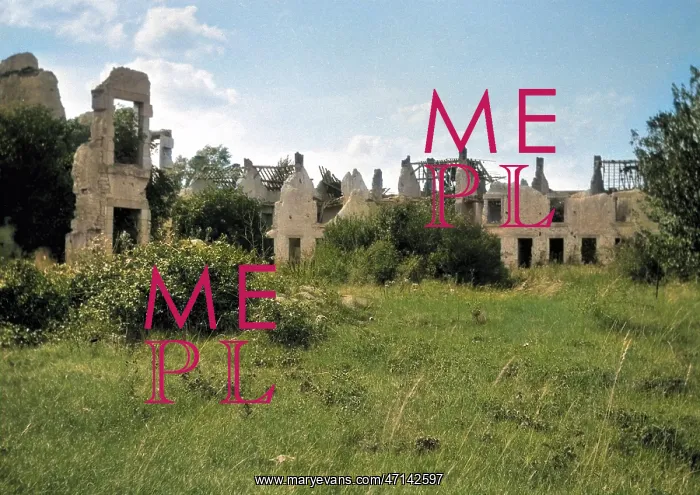 : Ruined buildings, WWI : Ruined buildings, WWI