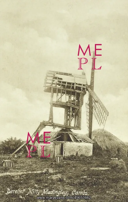 : Ruined windmill - Madingley, Cambridge : Ruined windmill - Madingley, Cambridge