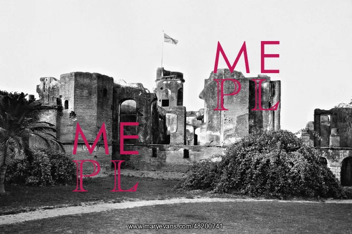 : Ruins of the British residence in Lucknow, 1930 : Ruins of the British residence in Lucknow, 1930