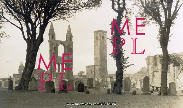 : Ruins of Cathedral & Chapel of St Regulus, St Andrews, Fife : Ruins of Cathedral & Chapel of St Regulus, St Andrews, Fife