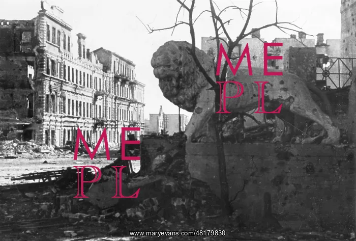 : Ruins in the center of Stalingrad, 1942 : Ruins in the center of Stalingrad, 1942