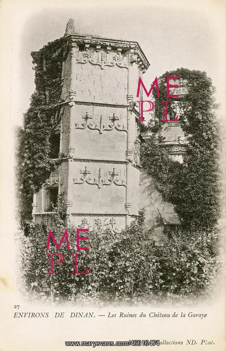 : Ruins of the Chateau de la Garaye : Ruins of the Chateau de la Garaye