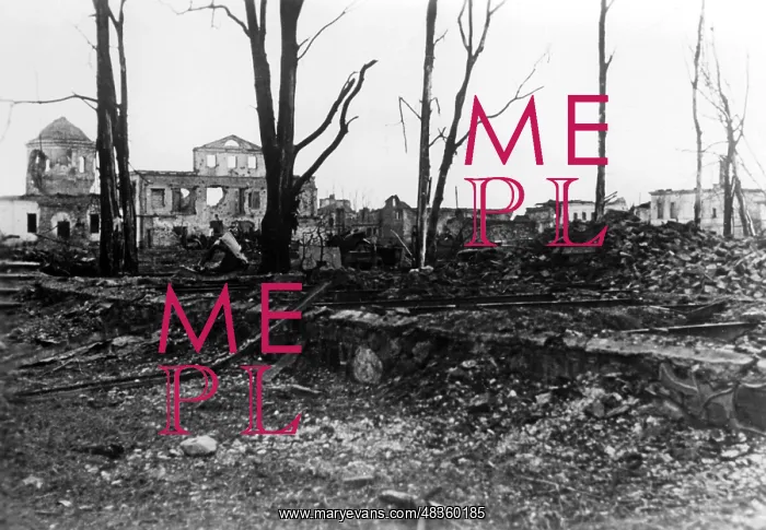 : Ruins at Cholm, 1942 : Ruins at Cholm, 1942