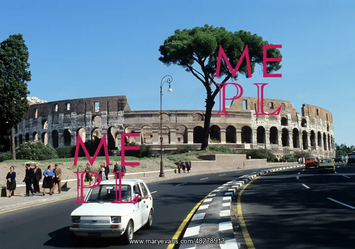 : Ruins of Coliseum in Rome, 1981 : Ruins of Coliseum in Rome, 1981