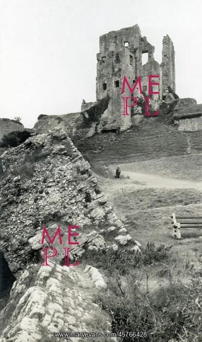 : Ruins of Corfe Castle, Dorset : Ruins of Corfe Castle, Dorset