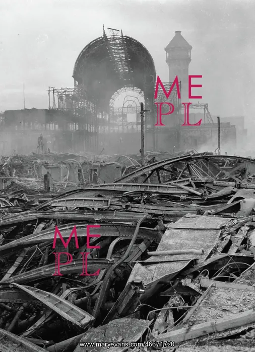 : The ruins of the Crystal Palace in : The ruins of the Crystal Palace in