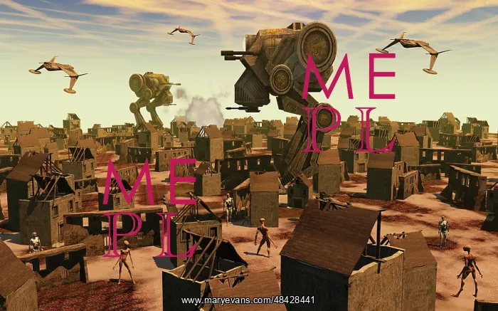 : The ruins of an Earth type environment where reptoids and ? : The ruins of an Earth type environment where reptoids and ?