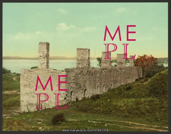 : Ruins of Fort Frederick, Crown Point, N.Y : Ruins of Fort Frederick, Crown Point, N.Y