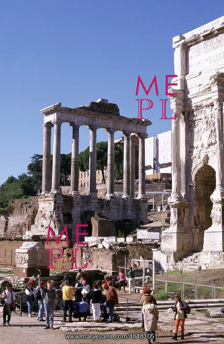  : Ruins of the Forum and Temple of