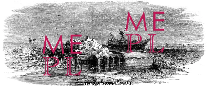 : Ruins of Lytham Lighthouse 1863 : Ruins of Lytham Lighthouse 1863