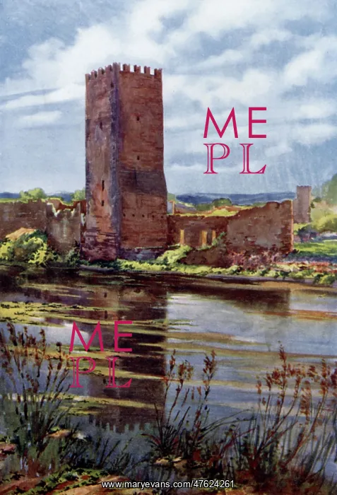 : Ruins of a Medieval Castle at Ninfa, Italy : Ruins of a Medieval Castle at Ninfa, Italy