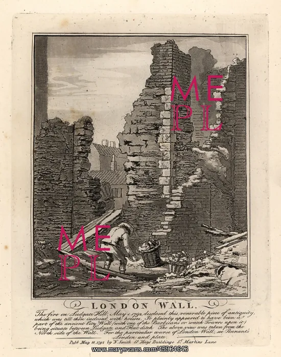  : Ruins of the Roman London Wall
