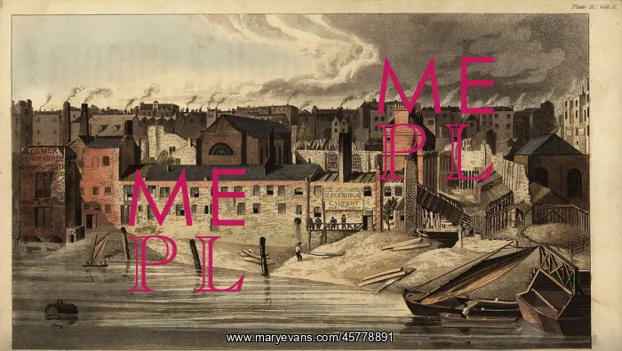 : Ruins of the Savoy in 1816 : Ruins of the Savoy in 1816