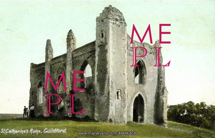 : Ruins of St Catherine's Chapel, Guildford, Surrey : Ruins of St Catherine's Chapel, Guildford, Surrey