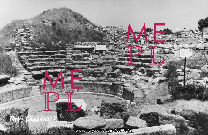 : Ruins of Troy - Hissarlik, Turkey : Ruins of Troy - Hissarlik, Turkey