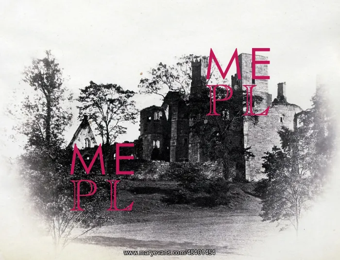  : The ruins of Wingfield Manor, Derbyshire