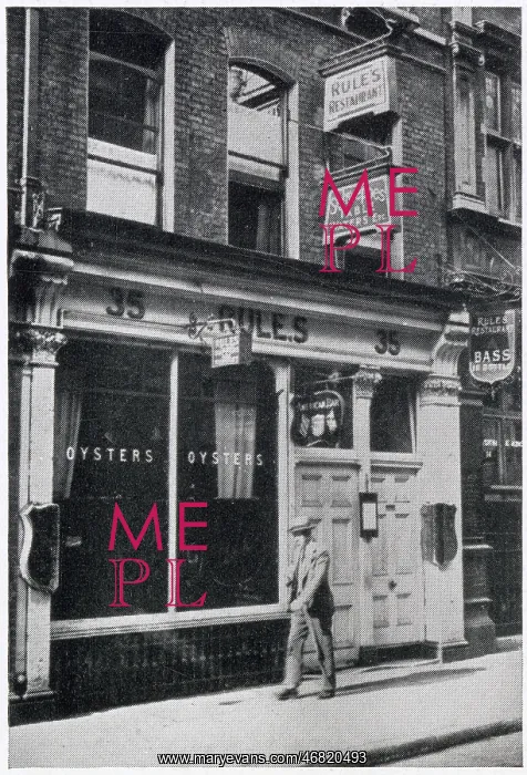  : Rule's restaurant in Maiden Lane