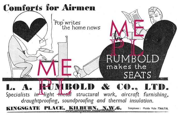: Rumbold Aircraft Seating : Rumbold Aircraft Seating