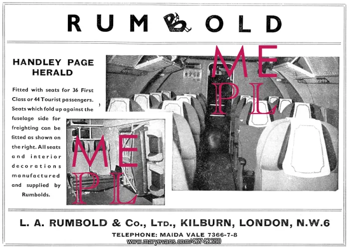 : Rumbold Aircraft Seating : Rumbold Aircraft Seating
