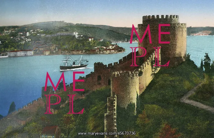 : Rumeli Hisari on the European Side of the Bosphorus, Turkey : Rumeli Hisari on the European Side of the Bosphorus, Turkey