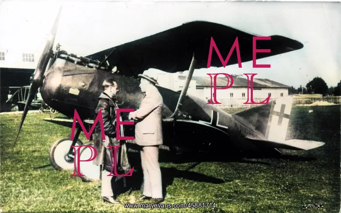 : Rumpler D I German fighter biplane : Rumpler D I German fighter biplane