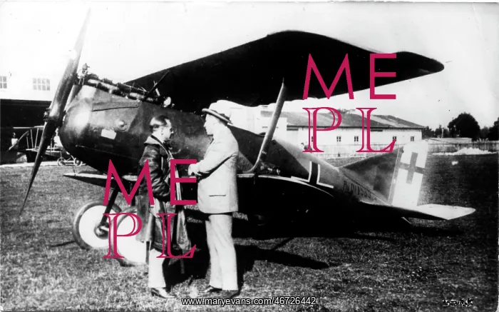 : Rumpler D I German fighter biplane : Rumpler D I German fighter biplane