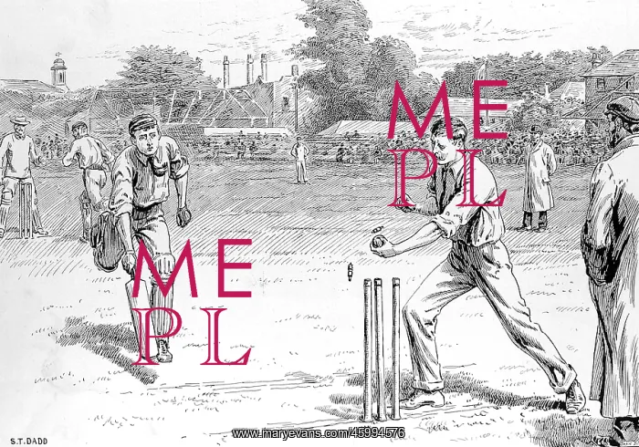 : A Run Out at Lord's Cricket Ground, 1895 : A Run Out at Lord's Cricket Ground, 1895