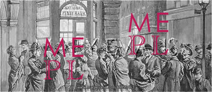 : RUN ON PENNY BANK 1888 : RUN ON PENNY BANK 1888