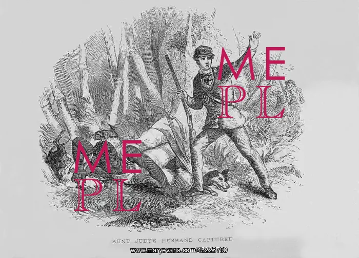 : Runaway slave with armed slave catcher and ? : Runaway slave with armed slave catcher and ?