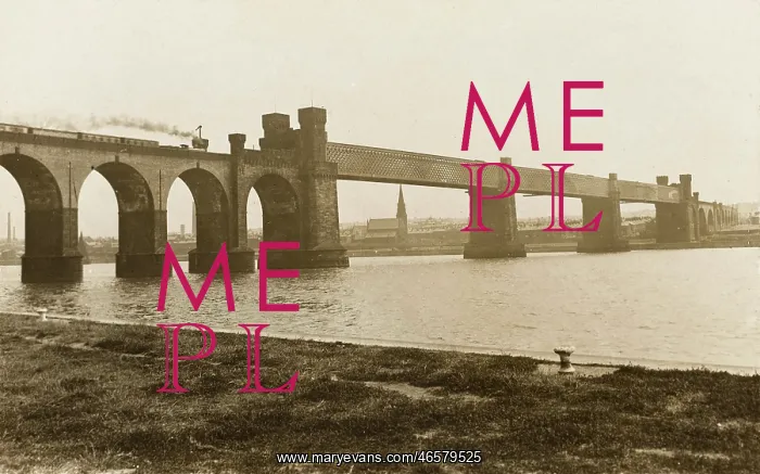 : The Runcorn Railway Bridge over the Mersey : The Runcorn Railway Bridge over the Mersey
