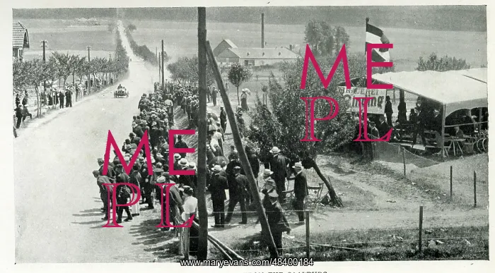 : Running down from the Saalburg, Gordon-Bennett Race : Running down from the Saalburg, Gordon-Bennett Race