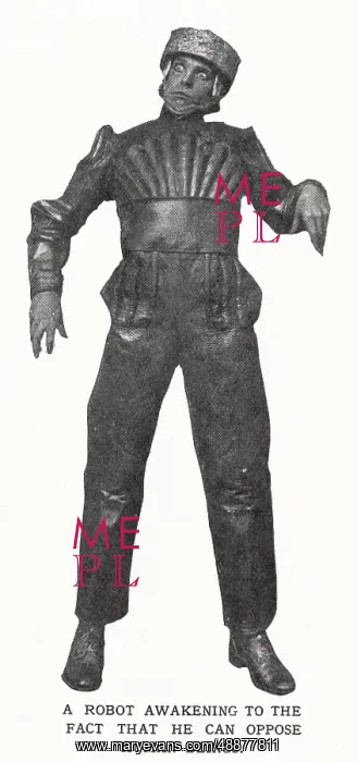 : R.U.R - A robot becomes rebellious : R.U.R - A robot becomes rebellious
