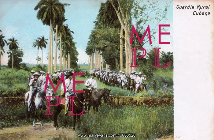 : Rural Guard on horseback, Cuba