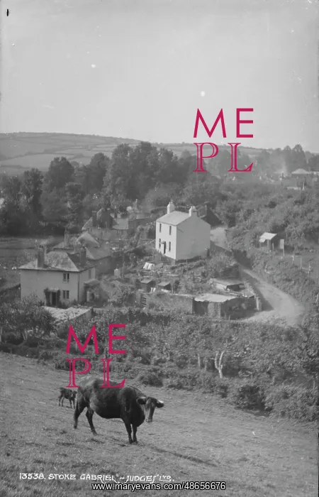 : Rural Scene in Stoke Gabriel : Rural Scene in Stoke Gabriel
