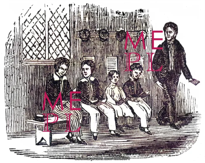 : Rural schoolroom, c.1790s : Rural schoolroom, c.1790s