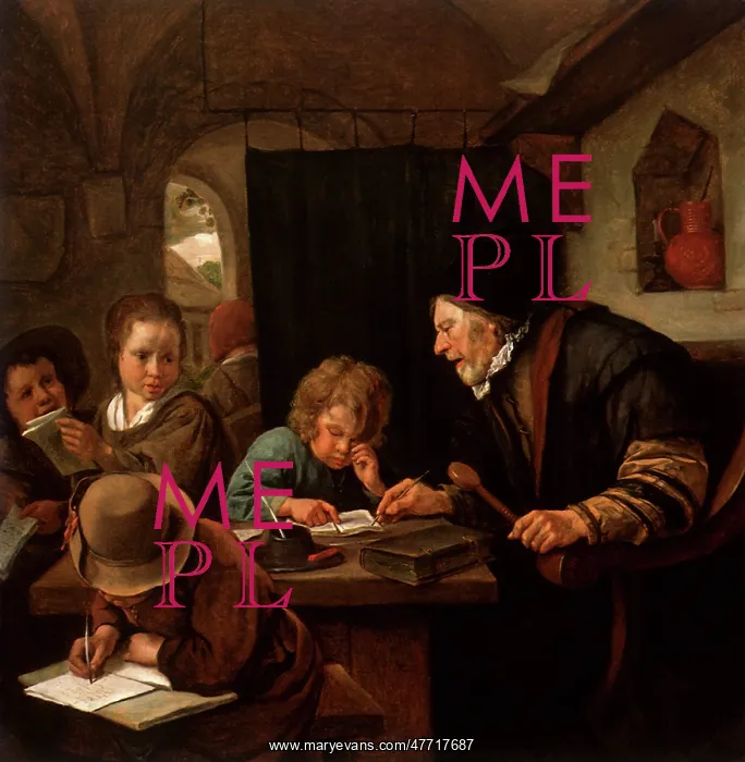  : Rural Schoolteacher, by Jan Steen