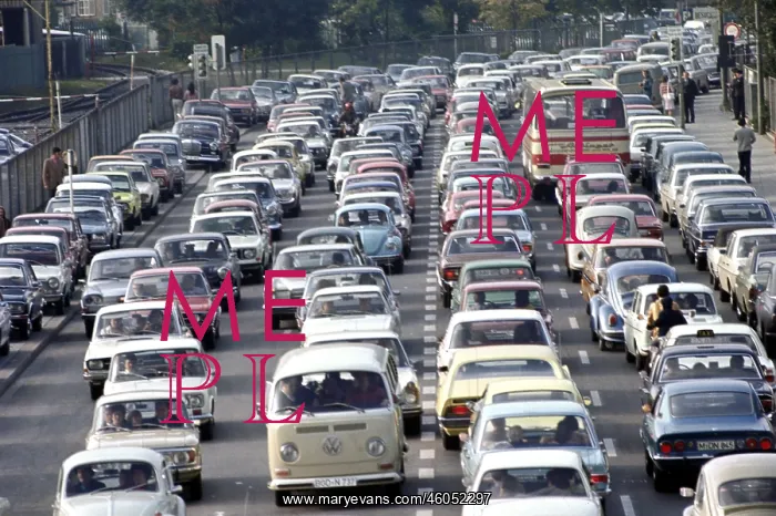 : Rush hour in Germany in the 1970s : Rush hour in Germany in the 1970s
