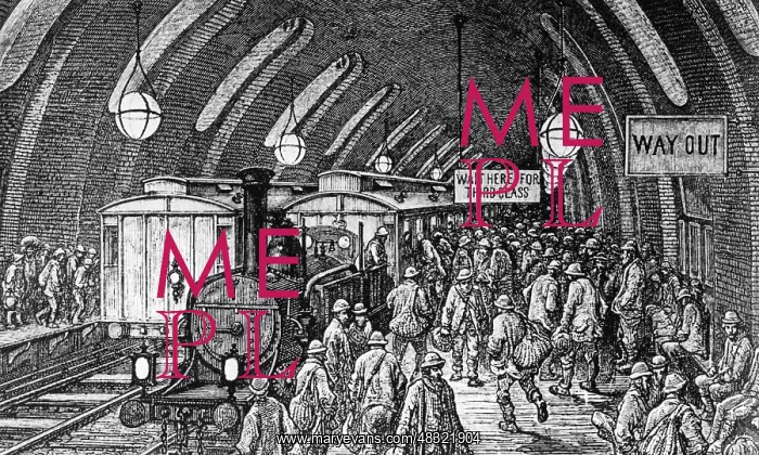 : Rush Hour in London, 1875 : Rush Hour in London, 1875