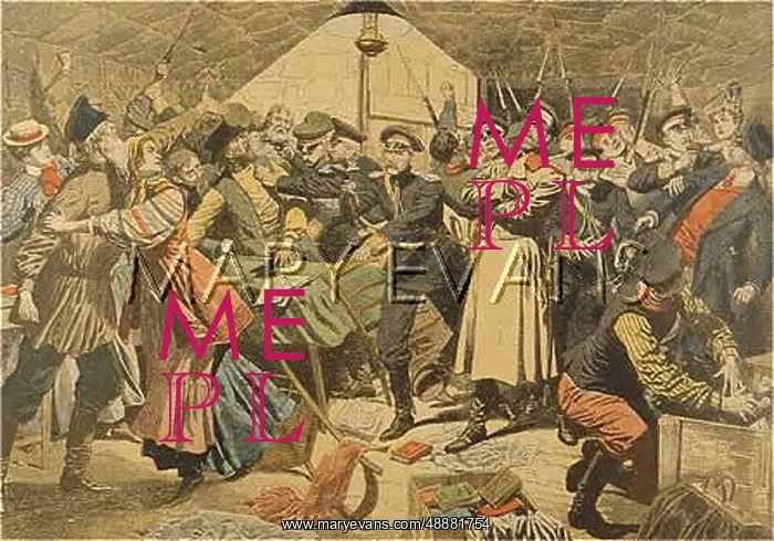  : RUSSIA / 1906 / POLICE RAID