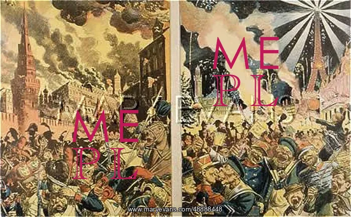 : RUSSIA / CARTOON / 1812 & 93 : RUSSIA / CARTOON / 1812 & 93