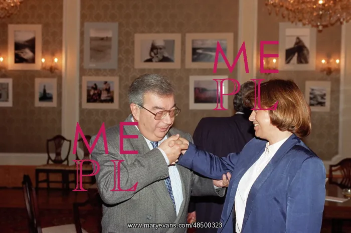 : Russia Foreign Minister Primakov and Turkey Foreign : Russia Foreign Minister Primakov and Turkey Foreign
