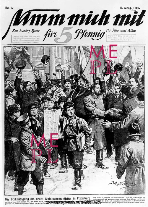 : Russia, Revolution 1905, proclamation of the : Russia, Revolution 1905, proclamation of the