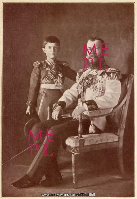 : Russia - Tsar Nicholas II and the Tsarevich : Russia - Tsar Nicholas II and the Tsarevich