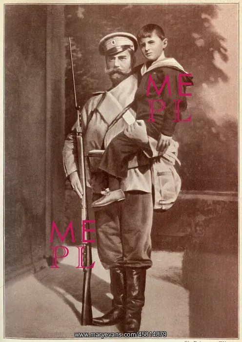 : Russia - Tsar Nicholas II and the Tsarevich : Russia - Tsar Nicholas II and the Tsarevich