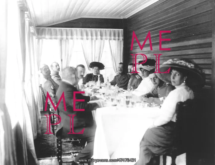 : Russian Aristocracy Enjoying a Luncheon : Russian Aristocracy Enjoying a Luncheon